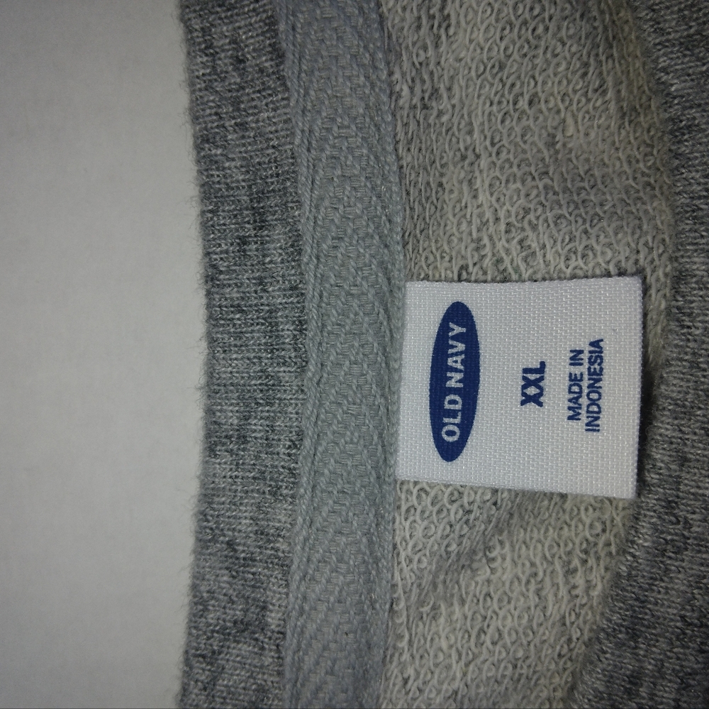 Old Navy French terry Womens size XXL Daisy print, 3/4 sleeve, tunic pullover - Picture 3 of 8